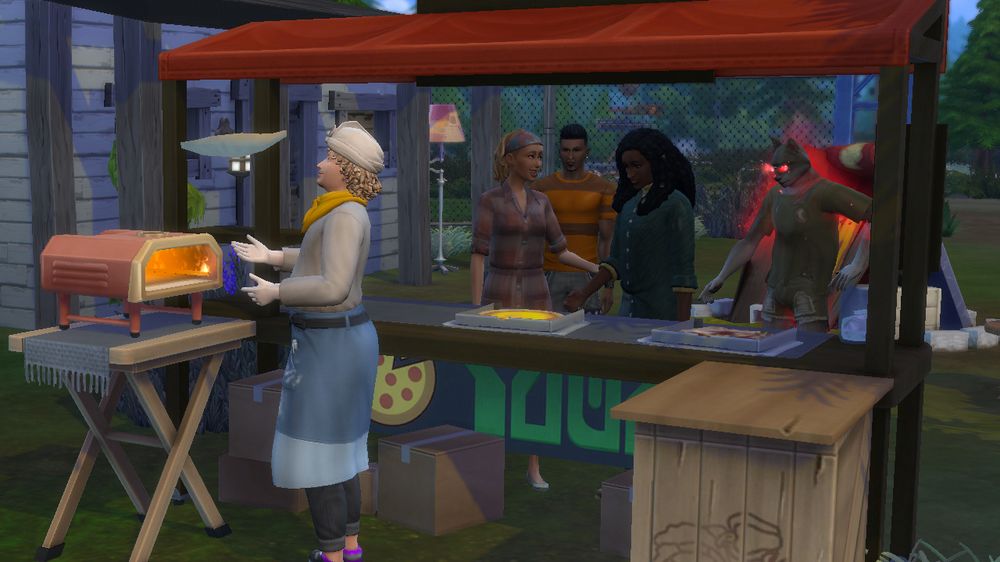 The Sims 4 streetfood